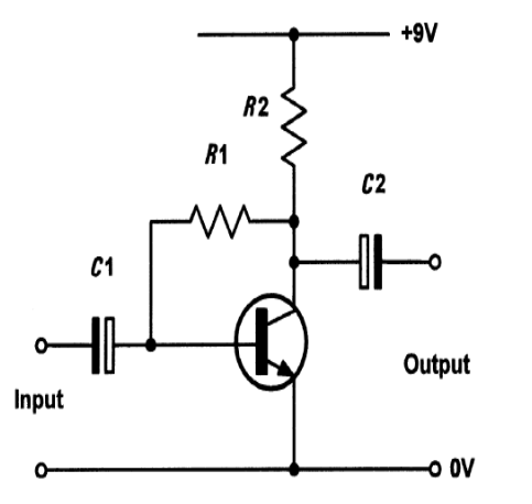 Với mạch hình 2 sau thuộc loai hồi tiếp nào:   A. hồi tiếp âm nối tiếp dòng điện  B. hồi tiếp âm song song dòng (ảnh 1)