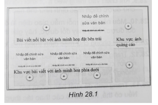 Thực hành: Tạo bố cục nội dung, như thường thấy trên một số trang tin tức, đã được khái quát hóa như Hình 28.1 cho (ảnh 1)