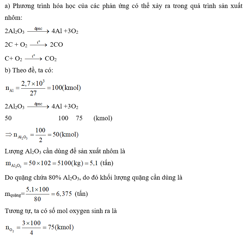 Trong công nghiệp, nhôm được sản xuất bằng phương pháp điện phân nóng chảy aluminium (ảnh 1)