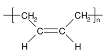 Loại polymer nào sau đây có khả năng tham gia phản ứng cộng tương tự alkene?  (ảnh 1)