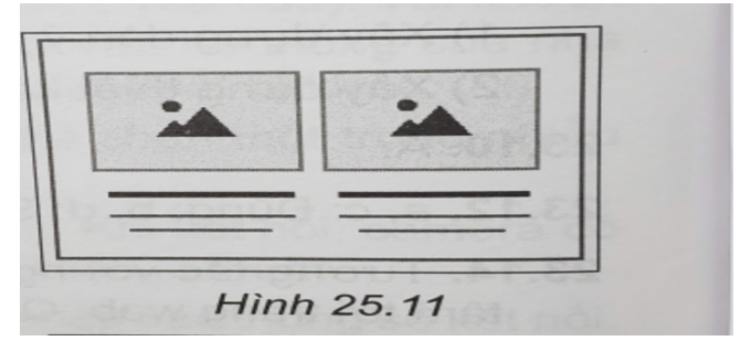 Thực hành: Hãy chèn khối nội dung như Hình 25.1 vào trang web  (ảnh 2)