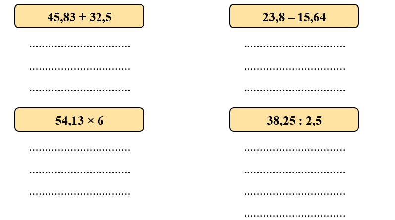 Đặt tính rồi tính. (ảnh 1)