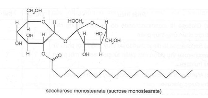 Ester của carboxylic acid với saccharose còn được gọi là saccharose ester (ảnh 1)