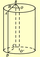 Cho một cái hộp có nắp có dạng hình trụ có bán kính đáy là \(10{\rm{\;cm}}\) và khoảng cách giữa hai đáy là \(56{\rm{\;cm}}\). Thả các quả bóng có dạng hình cầu vào trong hộp sao cho các quả bóng tiếp xúc với thành hộp theo một đường tròn và tiếp xúc với nhau. Gọi \(\left( P \right)\) là mặt phẳng song song với trục và cắt hình trụ theo thiết diện \(ABCD\). Mỗi phát biểu sau đây là đúng hay sai? Phát biểu	ĐÚNG	SAI Thể tích của hộp là \(5600\pi {\rm{c}}{{\rm{m}}^3}\).		 Hộp đựng được tối đa 4 quả bóng.		 Để diện tích \(ABCD\) bằng \(80{\rm{\;c}}{{\rm{m}}^2}\) thì khoảng cách từ trục đến mặt phẳng \(\left( P \right)\) là \(\frac{{465}}{{49}}{\rm{\;cm}}\).		 (ảnh 1)