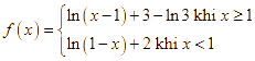 Cho hàm số f(x) xác định trên R \ {1} thoả mãn f'(x) = 1 / (x - 1) (ảnh 2)