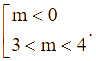 để phương trình mx^2 - 2(m - 2)x + m - 3 = 0 có hai nghiệm (ảnh 3)