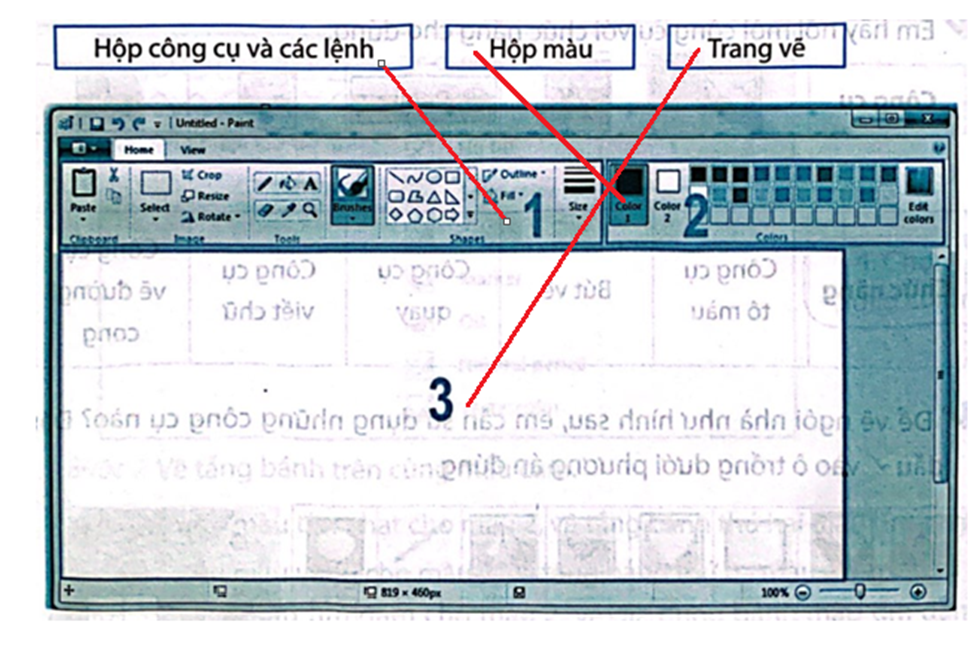 Em hãy quan sát hình sau và nối mỗi số với một cụm từ tương ứng: (ảnh 2)