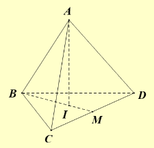 Cho tứ diện đều \(ABCD\) có cạnh bằng 4 và hình trụ \(\left( T \right)\) có đường tròn đáy là đường tròn nội tiếp tam giác \(BCD\) và có chiều cao bằng chiều cao của tứ diện đều \(ABCD\). Mỗi phát biểu sau đây là đúng hay sai? Phát biểu	ĐÚNG	SAI Thể tích khối tứ diện đều \(ABCD\) bằng \(\frac{{8\sqrt 2 }}{3}\).		 Bán kính đáy của hình trụ \(\left( T \right)\) bằng \(\frac{{\sqrt 3 }}{3}\).		 Diện tích xung quanh của hình trụ \(\left( T \right)\) bằng \(\frac{{16\sqrt 2 }}{3}\pi \).		 (ảnh 1)