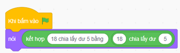 Tạo, chạy chương trình Scratch để kiểm tra kết quả em đã làm ở câu 3, câu 4.  (ảnh 1)