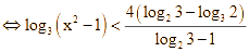 số nguyên x thỏa mãn log2 (x^2 - 1) / 81 < log3 (x^2 - 1) / 16 (ảnh 5)