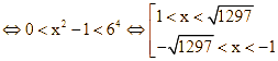 số nguyên x thỏa mãn log2 (x^2 - 1) / 81 < log3 (x^2 - 1) / 16 (ảnh 8)