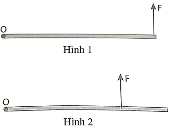 a. (1,5 điểm) Em hãy vẽ mô hình đơn giản của đòn bẩy và cho biết tác dụng của đòn bẩy. Nêu một số ứng dụng của đòn bẩy trong thực tiễn. b. (1 điểm) So sánh moment của lực F đối với trục quay O dưới đây và giải thích. (ảnh 1)