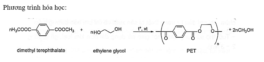 Poly(ethylene terephthalate) (PET) là polymer phân huỷ sinh học tốt, được điều chế từ  (ảnh 1)