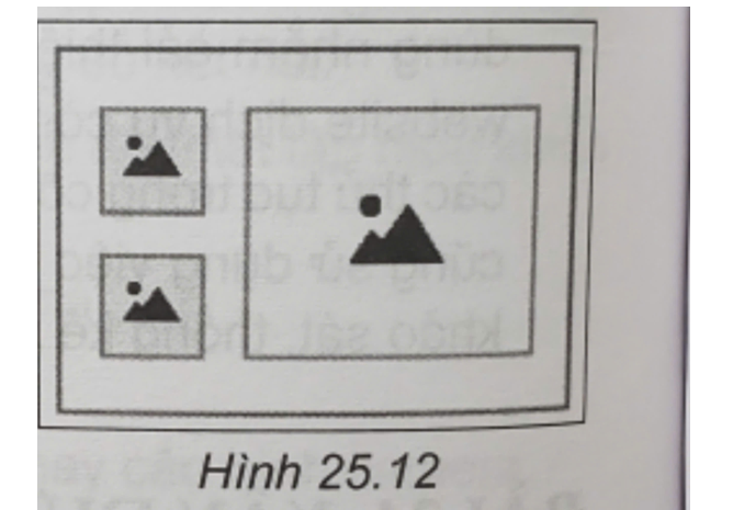 Thực hành: Hãy chèn khối nội dung ảnh như Hình 25.2 vào trang web (nháy chuột vào phần  (ảnh 2)