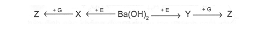 Biết X, Y, Z, E, G là các hợp chất khác nhau, mỗi mũi tên ứng với một phương trình hóa (ảnh 1)