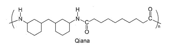 Qiana là tên thương mại của một loại tơ nylon được sử dụng để sản xuất vải lụa chống nhăn (ảnh 1)