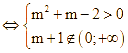 Cho hàm số f(x) = (mx - 2) / (m + 1 - x) với m là tham số số giá trị (ảnh 2)