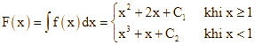 Cho hàm số f(x) = 2x + 2 khi x > = 1 3x^2 + 1 khi x < 1 (ảnh 2)