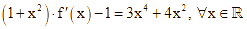  Cho hàm số f(x) ó đạo hàm f'(x) thoả mãn (1 + x^2) . f'(x) - 1 (ảnh 1)