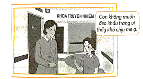 Em sẽ ứng xử như thế nào trong tình huống dưới đây? Viết ý kiến của em vào chỗ (…). (ảnh 4)