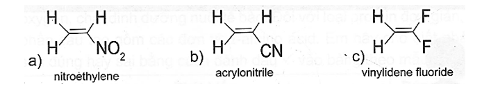 Viết và gọi tên polymer tạo thành khi trùng hợp các monomer sau: (ảnh 1)