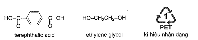 Poly (ethylene terephtalate) là một loại polyester có tên viết tắt là PET hay (ảnh 1)