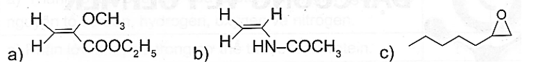 Cho biết công thức cấu tạo polymer tạo thành khi trùng hợp các chất sau: (ảnh 1)