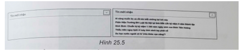 Nhóm có thể thu gọn là khung hiển thị văn bản mà bình thường sẽ chỉ hiên thị tiêu đề (ảnh 1)