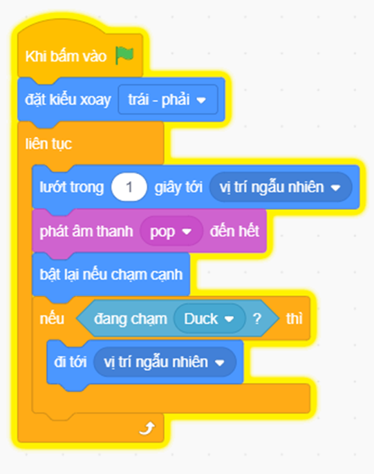 a) Em hãy bổ sung thêm nhân vật và các hành động của nhân vật vào kịch bản chương trình Vườn nhà em của bạn An để chương trình sinh động và hấp dẫn hơn.  b) Hãy chỉnh sửa chương trình của bạn An ở Câu 9 để thực hiện kịch bản của phần a.  c) Chạy thử chương trình và quan sát kết quả. Chỉnh sửa (nếu cần) để chương trình đạt yêu cầu.  d) Lưu tệp chương trình với tên VuonCuaEm2. (ảnh 1)