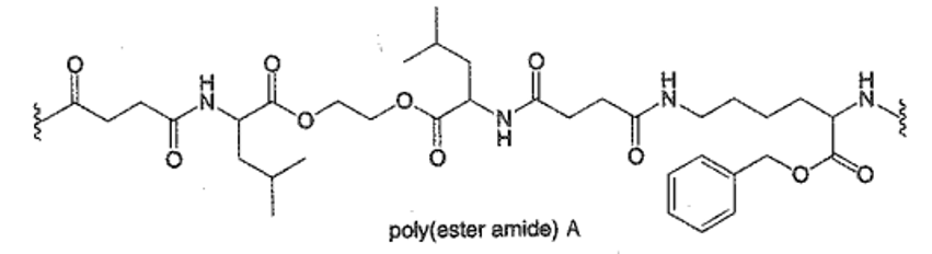 Polymer A thuộc loại poly(ester amide) được sử dụng trong dược phẩm để giải phóng (ảnh 1)