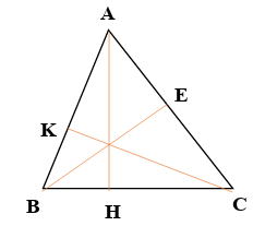 Kẻ các đường cao của tam giác ABC (ảnh 1)