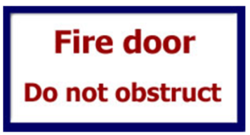 What must you NOT do? Open the door. Slam the door loudly. Keep the door locked. Put things in front of the door. (ảnh 1)