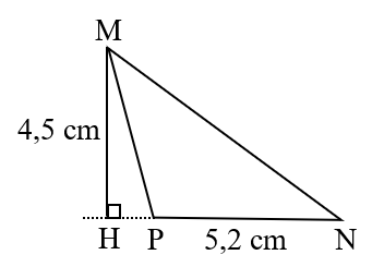 Điền số thích hợp vào ô trốngTính diện tích hình tam giác sauMPNH5,2 cm4,5 cmMPNH5,2 cm4,5 cmTrả lời: Diện tích hình tam giác trên là …… cm2 (ảnh 1)