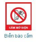 Câu 27. Biển báo nào sau đây không thuộc biển báo khu vực xung quang công trường? (ảnh 1)