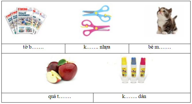  Điền ao hoặc eo vào chỗ trống? (ảnh 1)