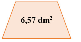  Em hãy chọn đáp án đúng nhấtTrong các hình dưới đây, hình có diện tích bé nhất là:6,57 dm26,57 dm25 dm2 24 cm25 dm2 24 cm27 dm2 5 cm27 dm2 5 cm2451 cm2451 cm2 (ảnh 3)