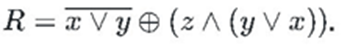 Cho một mạch điện logic sau:   a) Giá trị của R luôn là bit 0 hoặc bit 1. b) Mạch logic trên sử dụng 1 cổng OR, 1 cổng (ảnh 2)