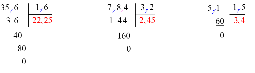 Nối phép tính với kết quả thích hợp2,452,4535,6 : 1,635,6 : 1,622,2522,257,84 : 3,27,84 : 3,23,43,45,1 : 1,55,1 : 1,5 (ảnh 3)