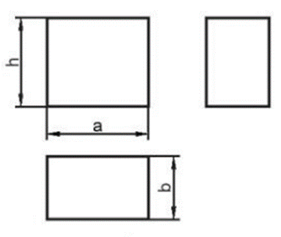 Câu 2 (2 điểm) Vẽ hình chiếu vuông góc và ghi kích thước cho vật thể sau: (ảnh 2)