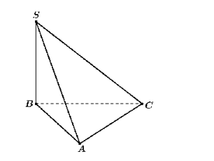 Cho tứ diện \(S.ABC\) có đáy là tam giác đều cạnh \(a\), \(SB\) vuông góc với đáy và (ảnh 1)