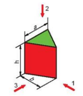 Câu 2 (2 điểm) Vẽ hình chiếu vuông góc và ghi kích thước cho vật thể sau: (ảnh 1)