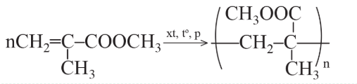 Polymer X được tạo ra bằng phản ứng trùng hợp chất nào sau đây? (ảnh 2)