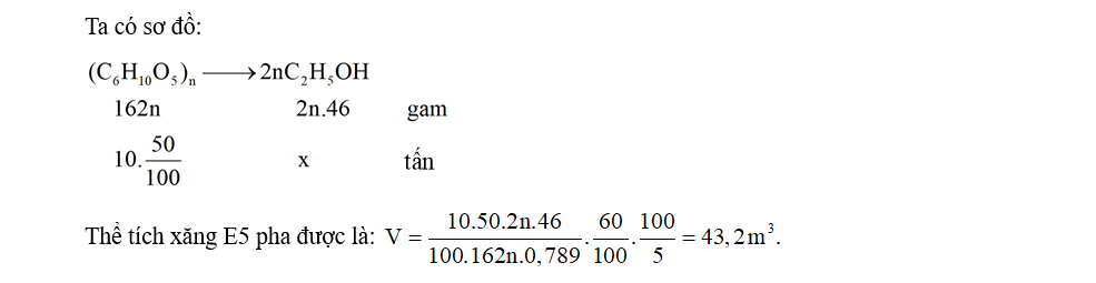 Giá trị của V là (ảnh 1)