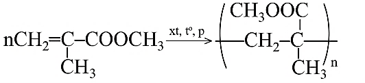 Số mắt xích trong phân tử polymer trên bằng (ảnh 1)