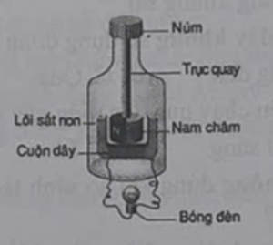 Giải thích nguyên lí hoạt động của dynamo?   (ảnh 1)