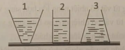 Có ba bình 1, 2 và 3 chứa cùng một lượng nước ở 4 °C (ảnh 1)