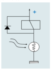 Sơ đồ dưới là ứng dụng ……..để điều khiển rơ le:                                                                A. Tế bào quang dẫn B. Photo diode C. Photo transistor  D. Tế bào quang điện (ảnh 1)