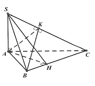 Cho hình chóp \(S.ABC\) có đáy là tam giác \(ABC\) vuông tại \(A\) và \(SA \bot \left( {ABC} \right)\). (ảnh 1)