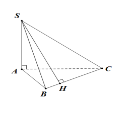 Cho hình chóp \(S.ABC\) có \(SA \bot \left( {ABC} \right)\) và \(H\) là hình chiếu vuông góc của \(S\) lên \(BC\). (ảnh 1)