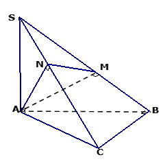 Cho tứ diện \(SABC\) có đáy \(ABC\) là tam giác vuông tại \(B\) và \(SA\) vuông góc với mặt phẳng (ảnh 1)